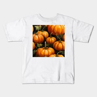 Pumpkin Pattern 15 Kids T-Shirt
